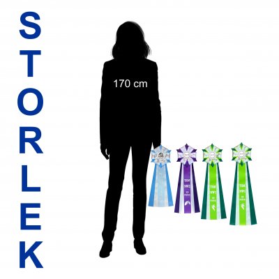 Rosett ANDROMEDA LIGHT 16,5x45/50/55/60 cm